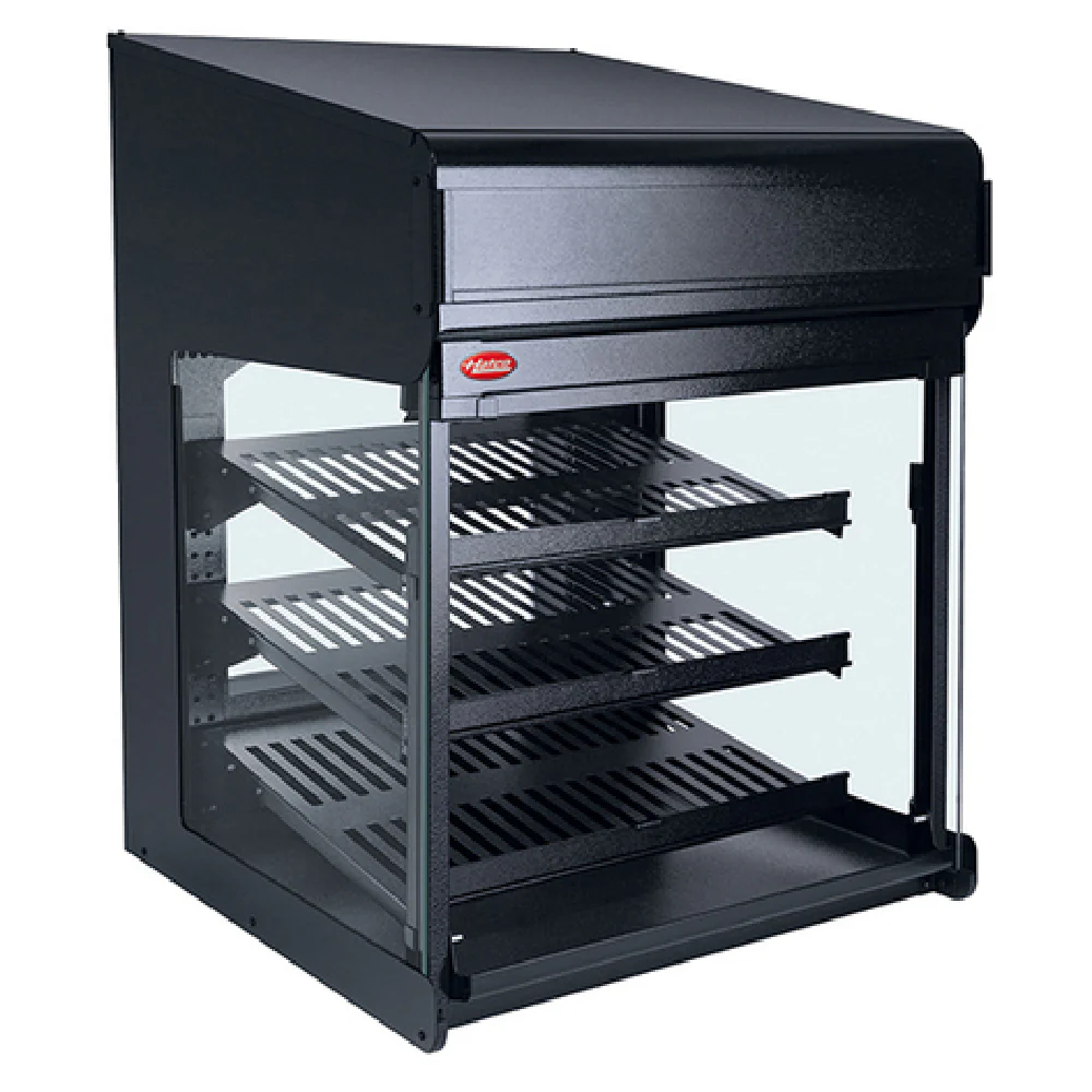 Hatco FS3HAC-2426 24 Inch Countertop Air Curtain Heated Display Cabinet with 3 Shelves