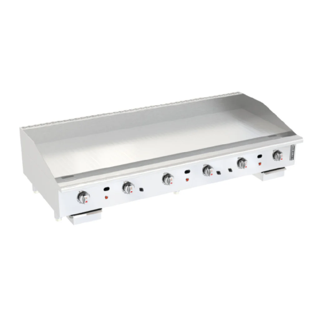 Venancio R72CT-72T_LP 72 Inch Griddle Gas Countertop With Grease Trough 180000 BTU Venancio R72CT-72T_LP 72 Inch Griddle Gas Countertop With Grease Trough 180000 BTU