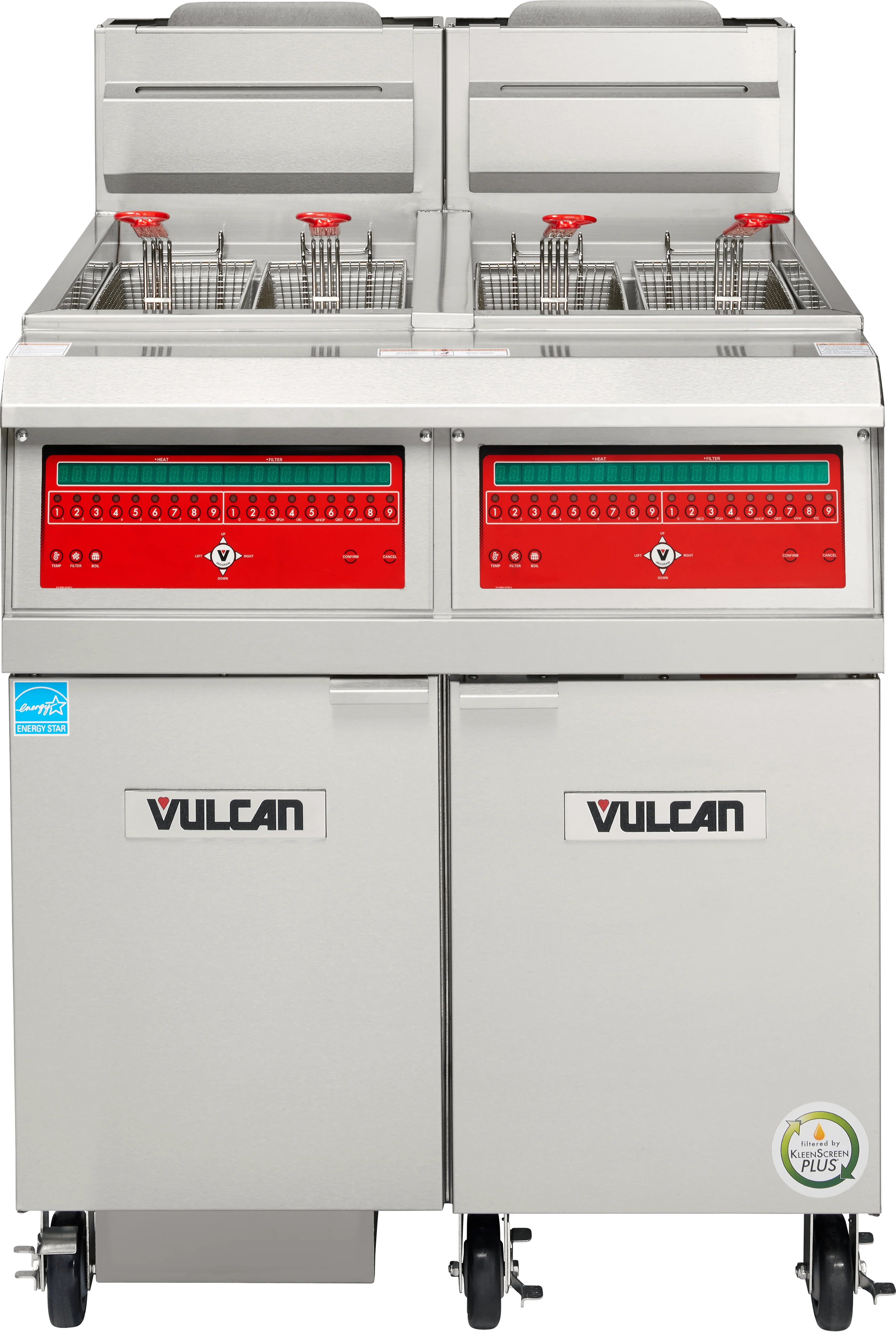 Vulcan 2VHG50CF_LP 31 Inch QuickFry Deep Fryer Gas Dual Vats 150000 BTU Vulcan 2VHG50CF_LP 31 Inch QuickFry Deep Fryer Gas Dual Vats 150000 BTU