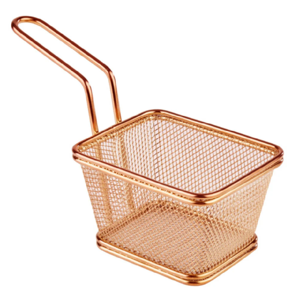 Libbey APS 40622 3-7/8 Inch Dishwasher Safe Fry Basket with Gold Finish Stainless Steel Libbey APS 40622 3-7/8 Inch Dishwasher Safe Fry Basket with Gold Finish Stainless Steel