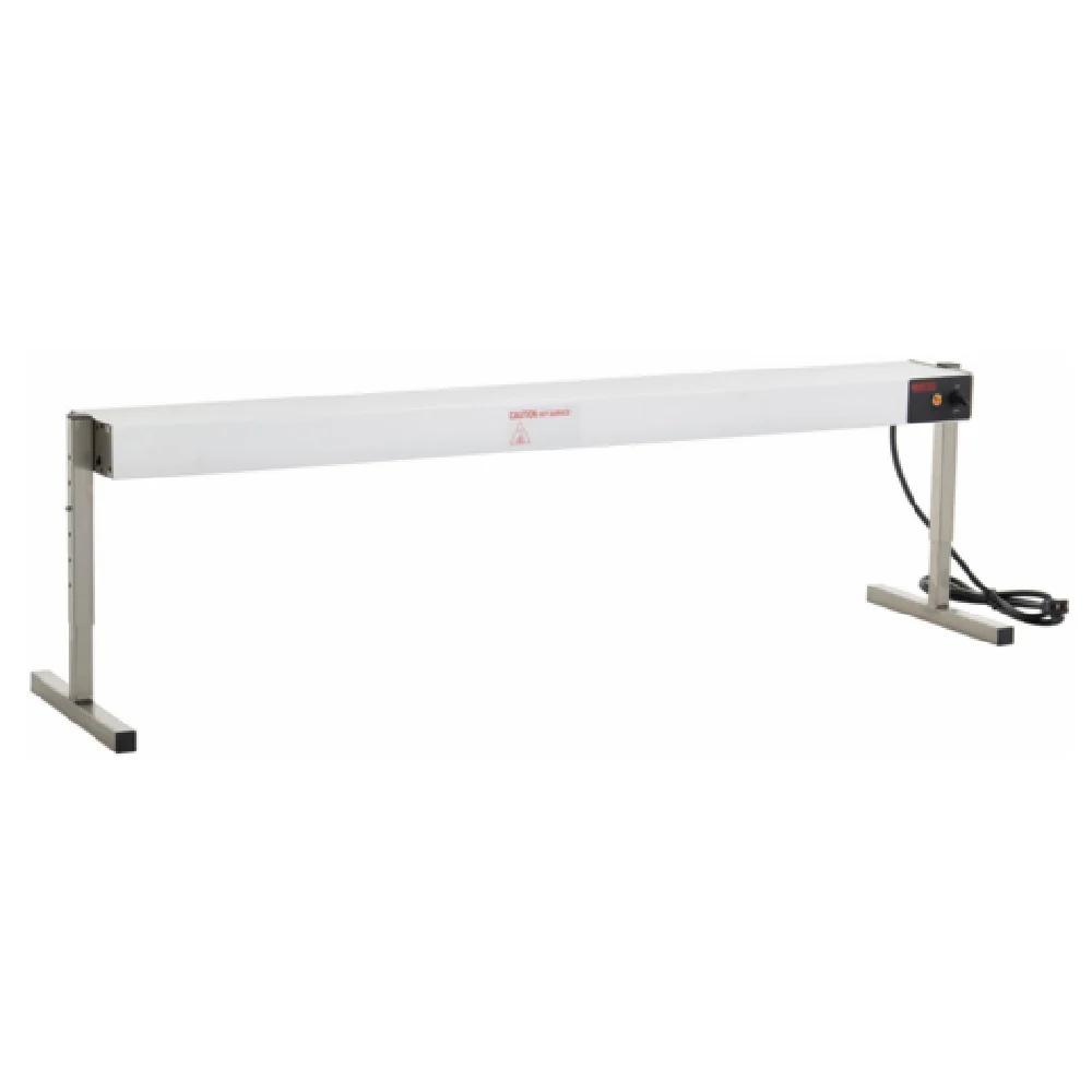 Hubert 116239 Kratos 28W-594 Countertop Strip Warmer Stainless Steel Adjustable T-style Legs