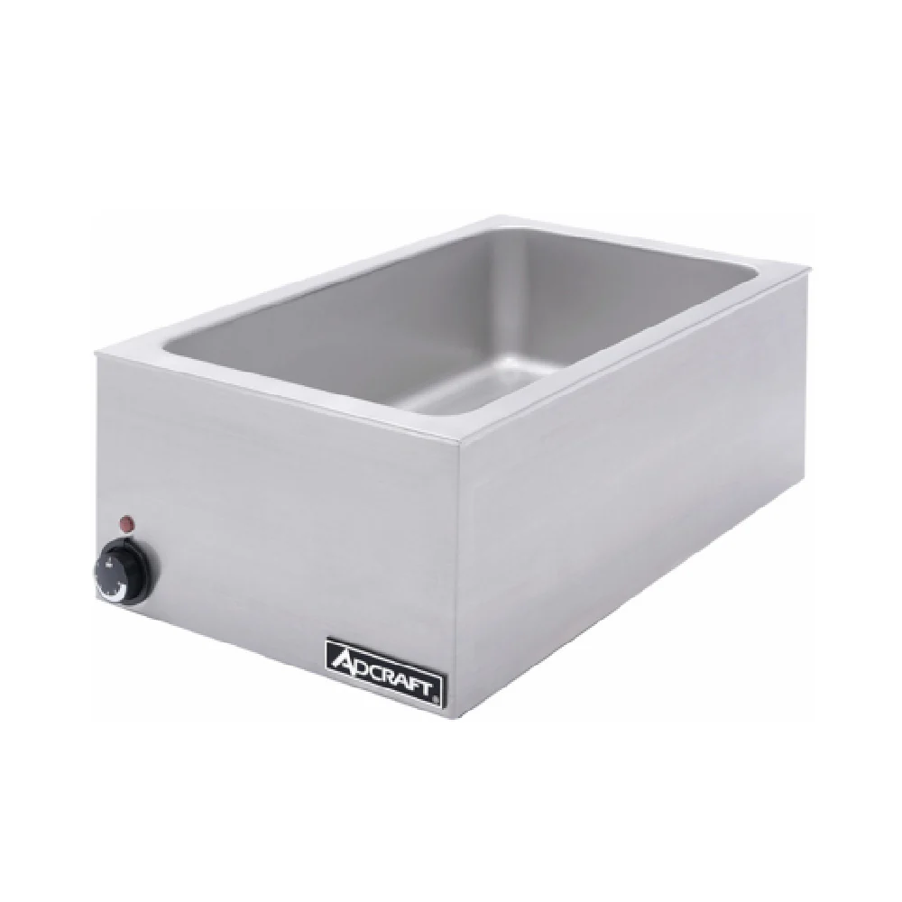 Admiral Craft FW-1500W/C 14 Inch Food Warmer Electric Countertop Stainless Steel with Base Only Admiral Craft FW-1500W/C 14 Inch Food Warmer Electric Countertop Stainless Steel with Base Only
