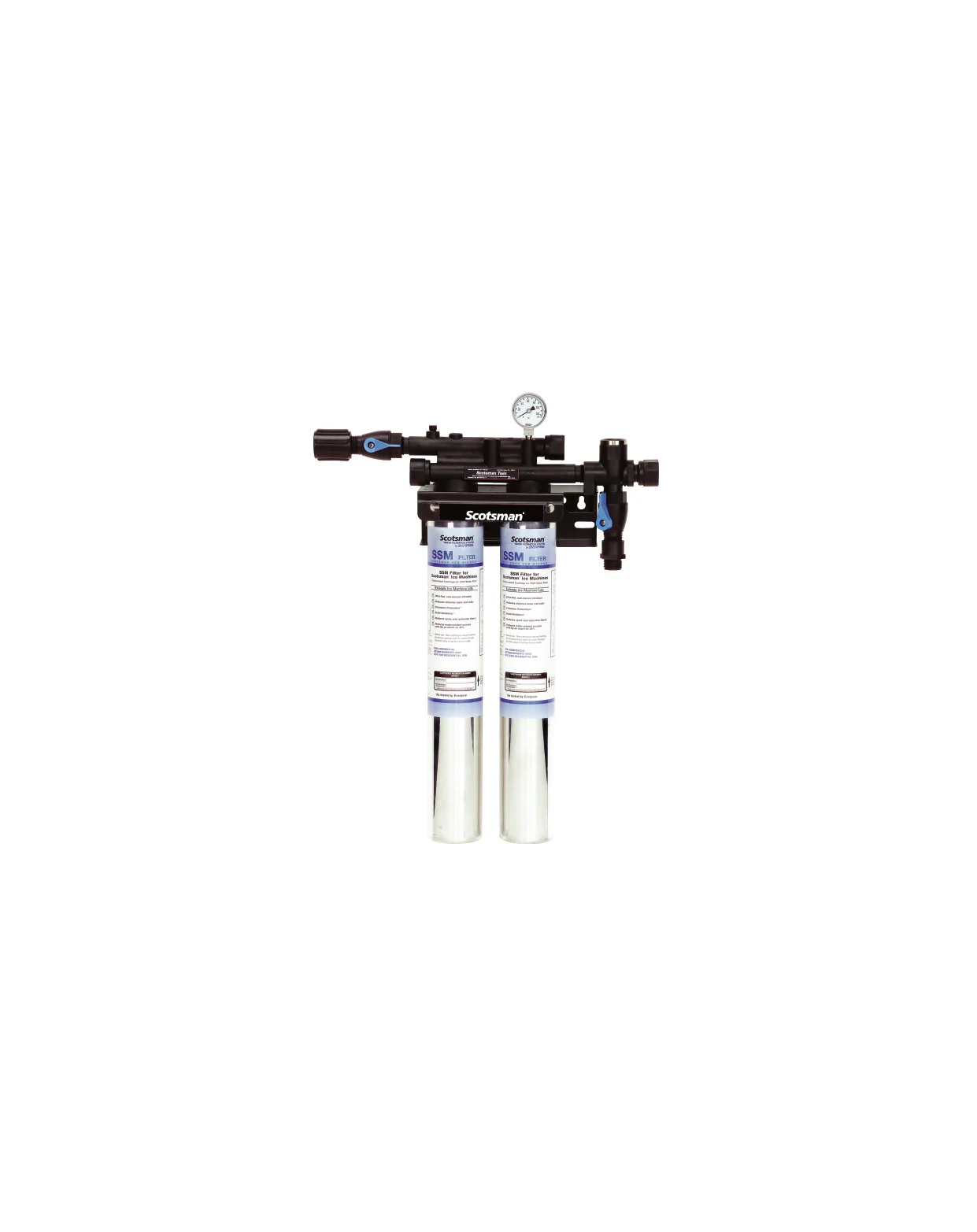 Scotsman SSM2-P Water Filter Assembly Twin System 3.34 GPM with AquaArmor Scotsman SSM2-P Water Filter Assembly Twin System 3.34 GPM with AquaArmor