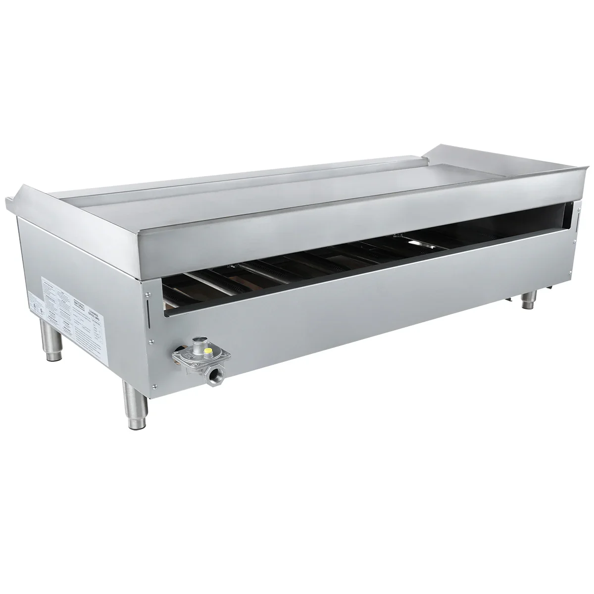 Empura Equipment EGG-48ST 47-3/8 Inch Countertop Griddle Gas Stainless Steel with 4 Burner 120000 BTU Empura Equipment EGG-48ST 47-3/8 Inch Countertop Griddle Gas Stainless Steel with 4 Burner 120000 BTU