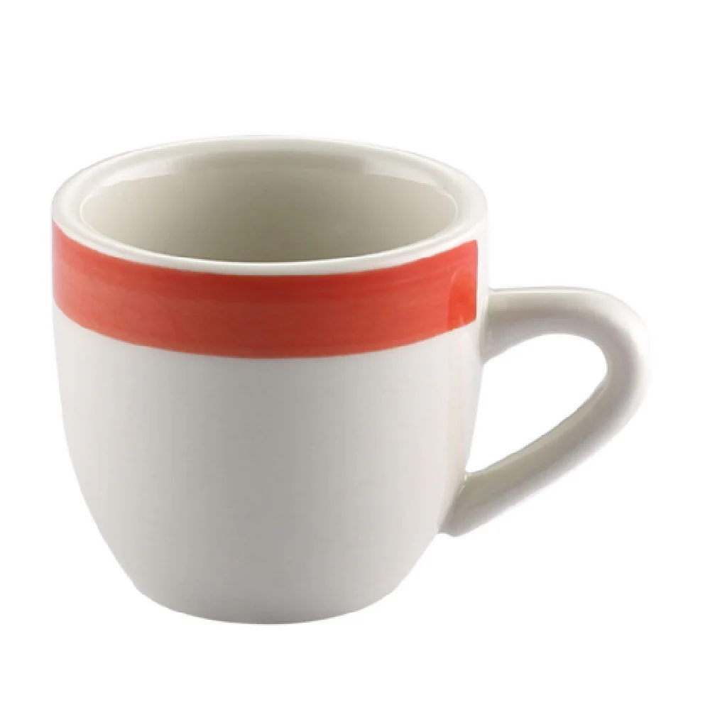 CAC China R-35-R 3-1/2 Oz Rainbow A.D Cup Ceramic Dishwasher Safe 36 Cups