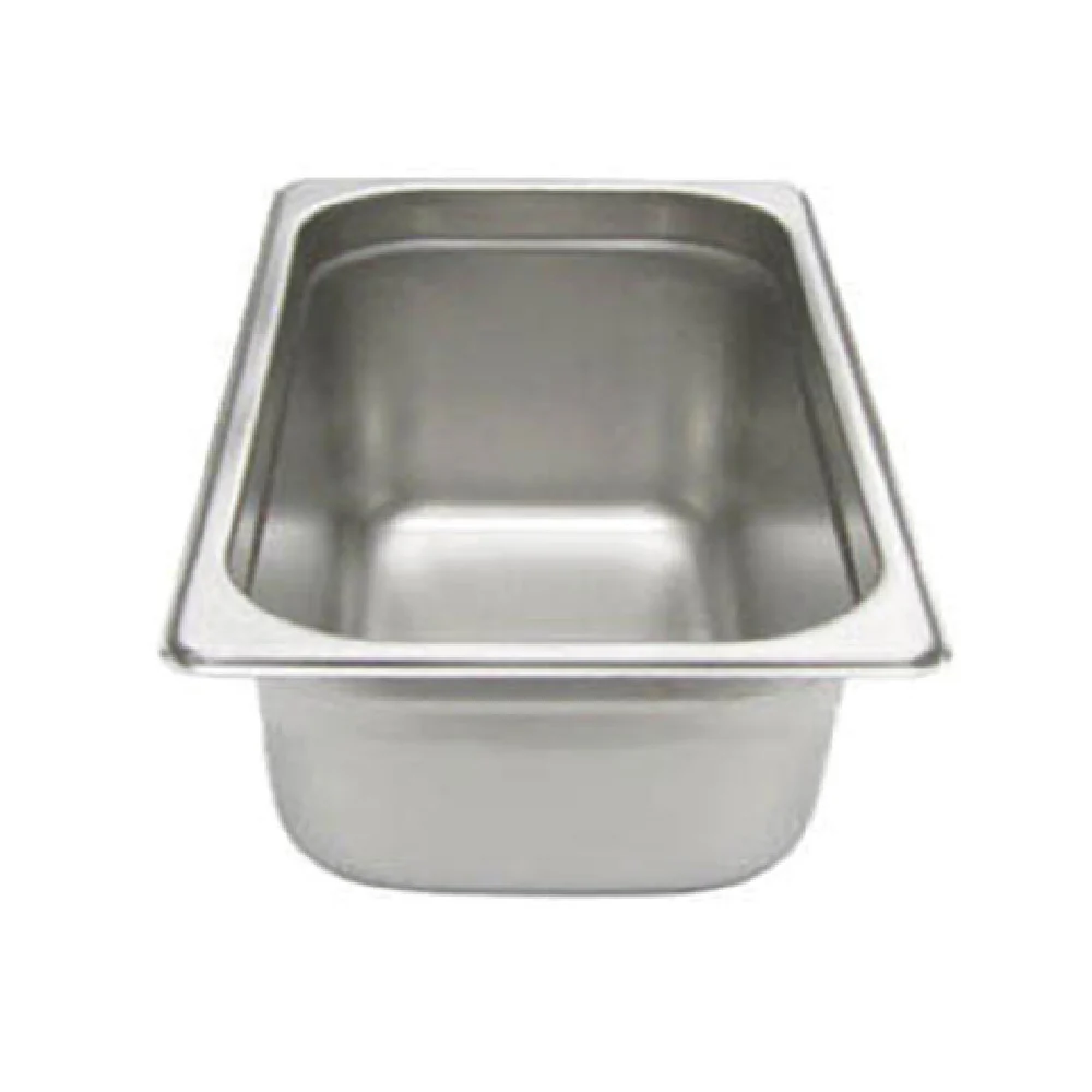 Admiral Craft 200TT2 13-7/8 Inch 2/3 Size Stainless Steel Steam Table Pan with Anti-Jamming