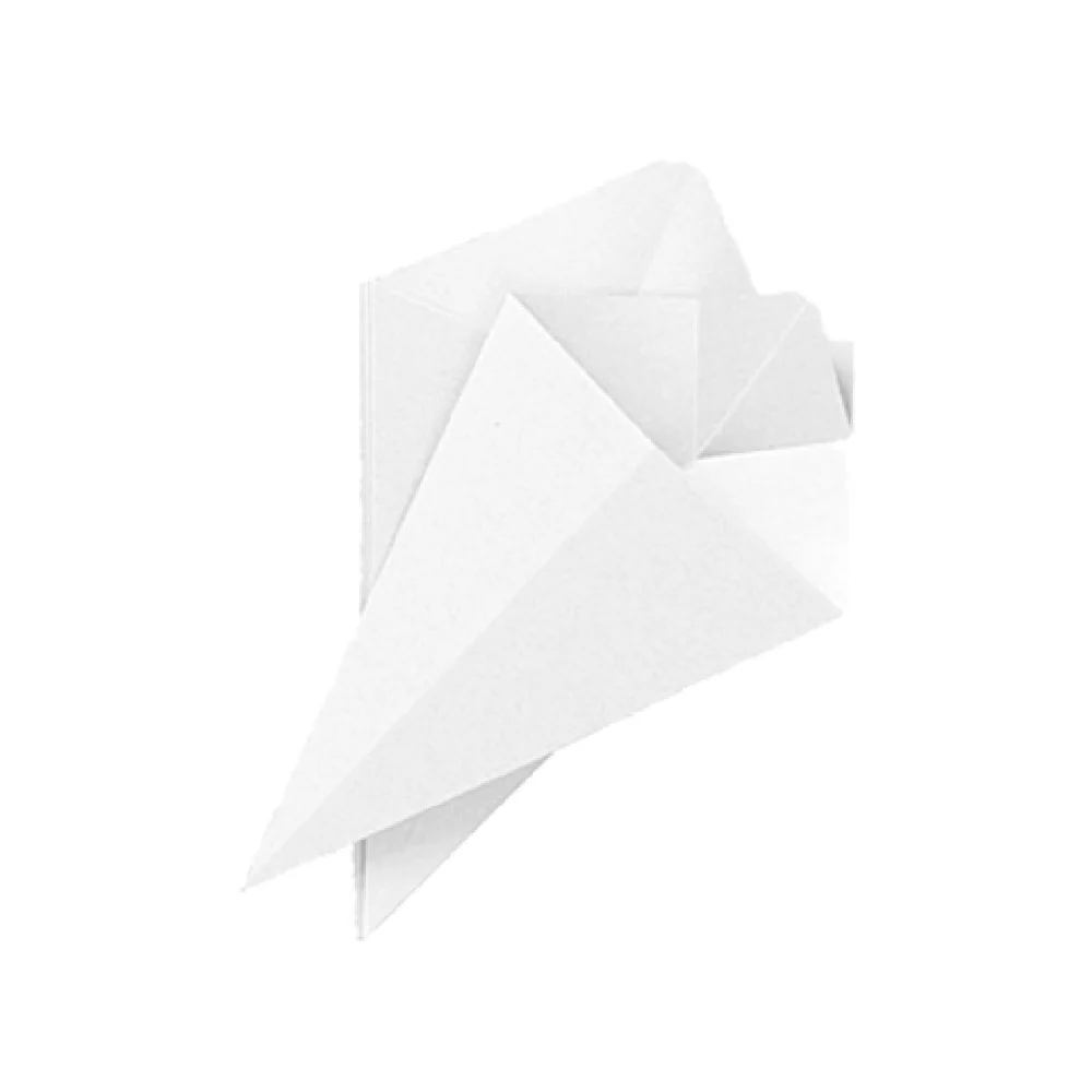 GET Enterprises 4-TAJ-50 9 Inch Clipper Mill Food-Safe Cone Liner Paper White 500 Packs