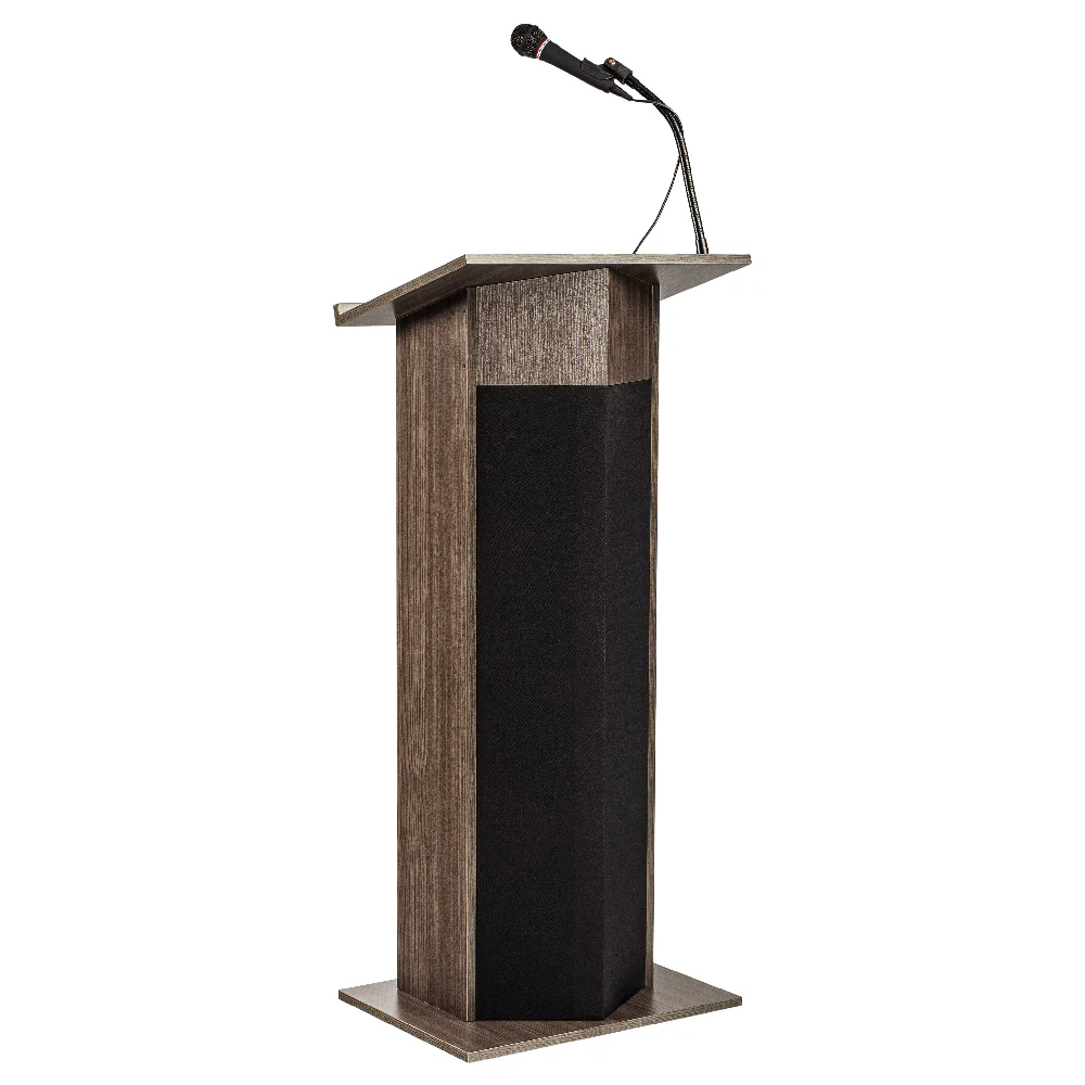 National Public Seating 111PLS-XX 22 Inch Oklahoma Sound Power Plus Lectern with Shelf National Public Seating 111PLS-XX 22 Inch Oklahoma Sound Power Plus Lectern with Shelf