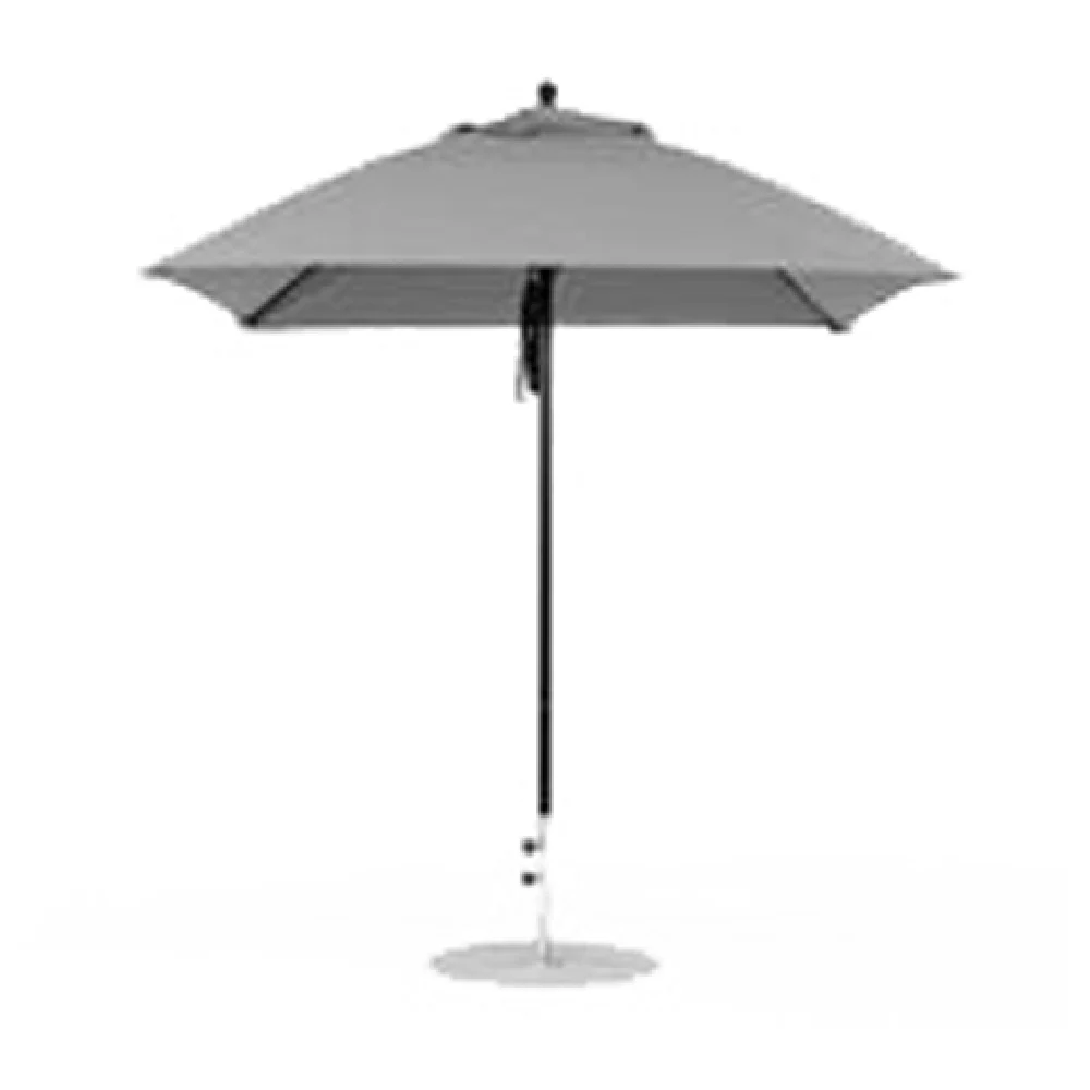 Plantation Prestige Commercial Furniture 9965PL-01 GRC 78 Inch Square Market Umbrella with Pulley Lift System Plantation Prestige Commercial Furniture 9965PL-01 GRC 78 Inch Square Market Umbrella with Pulley Lift System