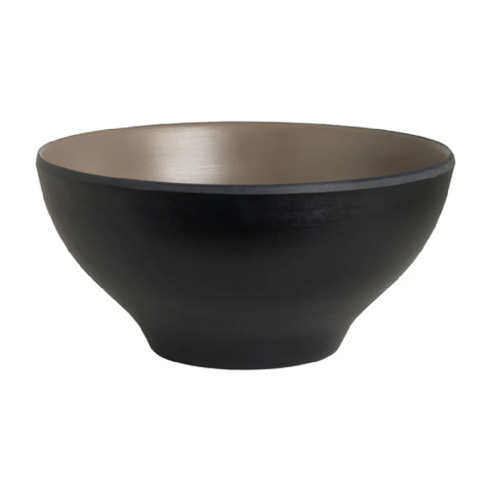 Steelite 7810JB003 1.5 Qt Bowl Baja Sandstone Round Melamine 7.5 Inch