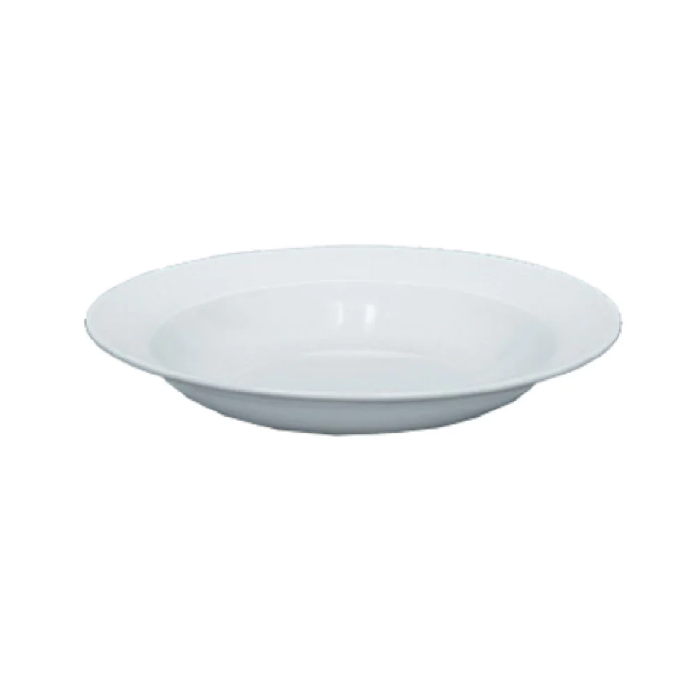 Yanco AC-105 10-1/2 Inch Round Pasta Bowl 18 Oz Porcelain with Dishwasher Safe