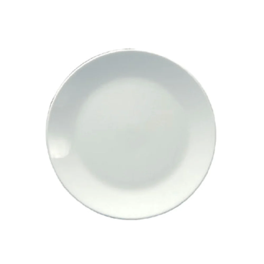 1880 Hospitality R4020000127 7-1/2 Inch Diameter Coupe Plate Porcelain Bright White