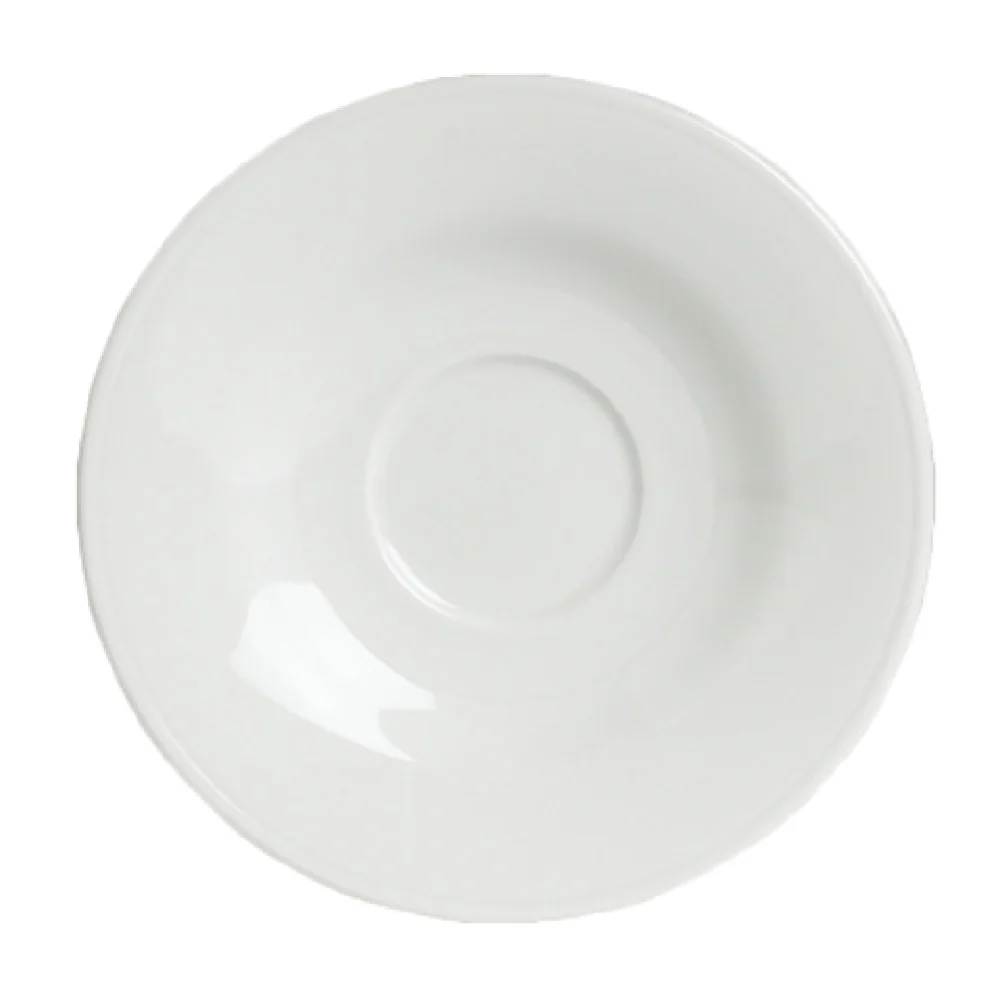 Steelite 6306P771 6.125 Inch Round Coffee Saucer Porcelain Cool Blue-White Steelite 6306P771 6.125 Inch Round Coffee Saucer Porcelain Cool Blue-White