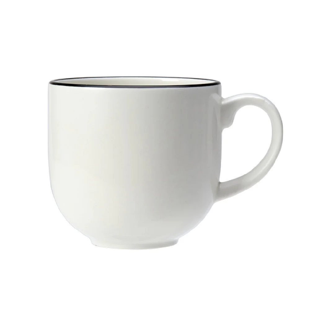 Steelite 12060623 12 Oz Black City Mug Alumina Vitrified Professional Presentation