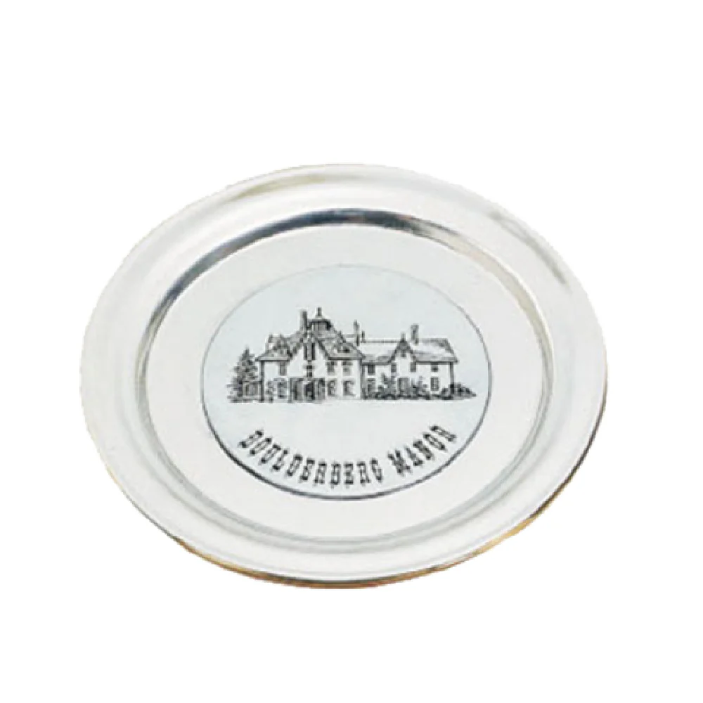 Bon Chef 1096IVY 11 Inch Service Plate Narrow Rim with Center Tile Aluminum Sandstone Ivory Bon Chef 1096IVY 11 Inch Service Plate Narrow Rim with Center Tile Aluminum Sandstone Ivory