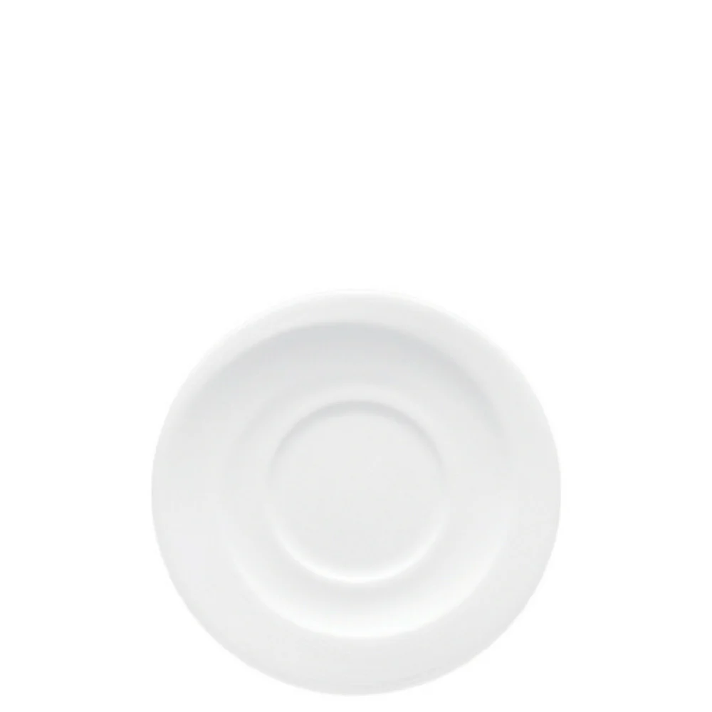 Fortessa HBW-SPIR-858 6.5 Inch Spirale Can Saucer Bone China White