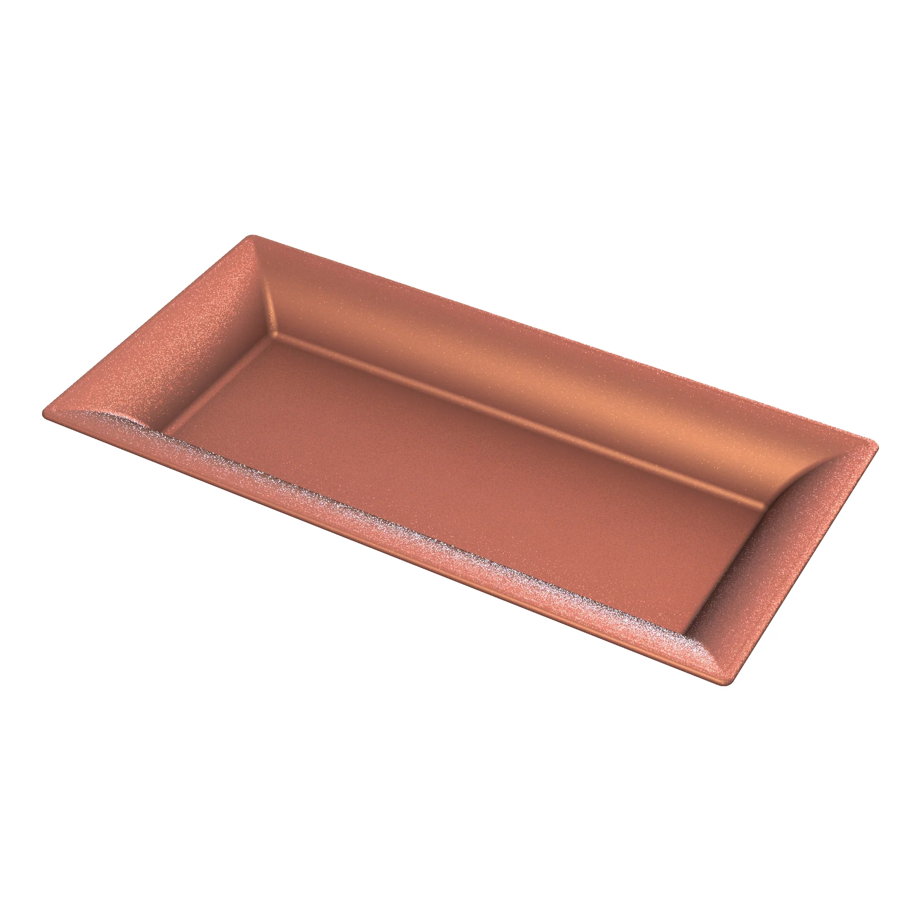 Tablecraft CW2100CP 9 Inch Cold Platter Cast Aluminum Copper Finish
