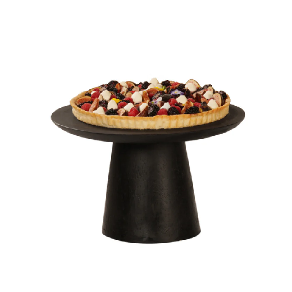 Cal-Mil 23151-127-13 12 Inch Round Cake Display Stand Wood with Elegant Design