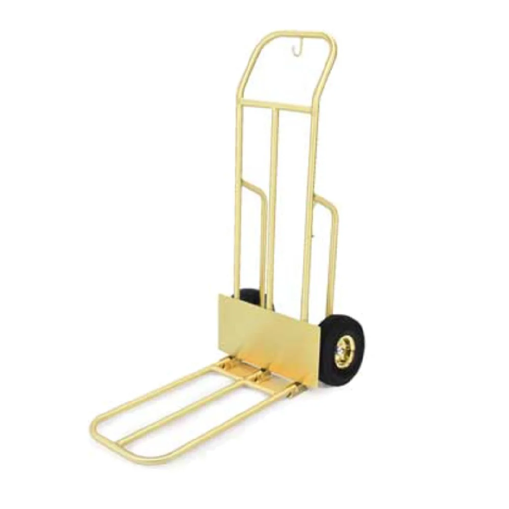 Forbes Industries 1566 29 Inch Bellman's Handtruck Fold-up Dropnose Brass Forbes Industries 1566 29 Inch Bellman's Handtruck Fold-up Dropnose Brass