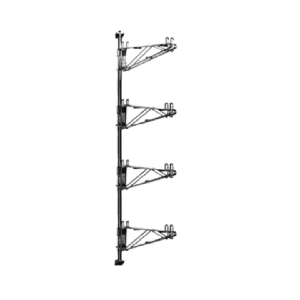 Eagle PWM24-4VG 24 Inch Adjustable Post Wire Wall Mounts with Green Epoxy Finish Eagle PWM24-4VG 24 Inch Adjustable Post Wire Wall Mounts with Green Epoxy Finish