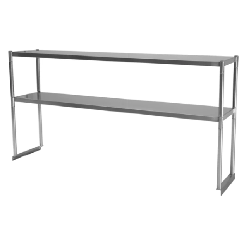 Turbo Air TSOS-3 35-7/8 Inch Double Overshelf Stainless Steel with NSF