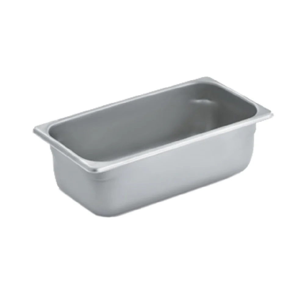 Vollrath S12064 4-1/2 Quart Stainless Steel Steam Table Pan with Anti-Jam Shoulder