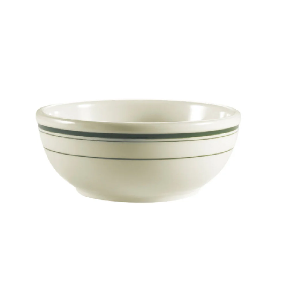 CAC China GS-18 15 Oz Greenbrier Nappie Bowl Round Ceramic 5-7/8 Inch