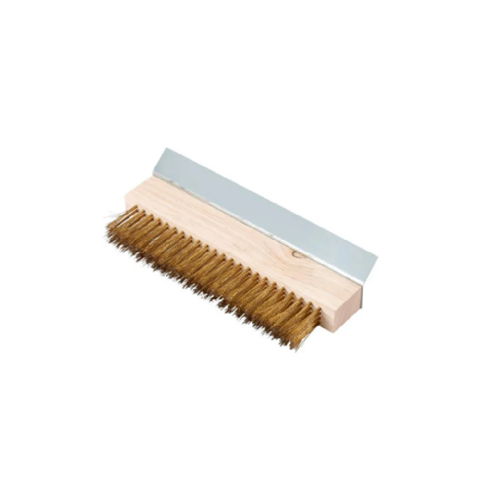 CAC China B2PO-10H 10 Inch Pizza Oven Brush Head with Scraper