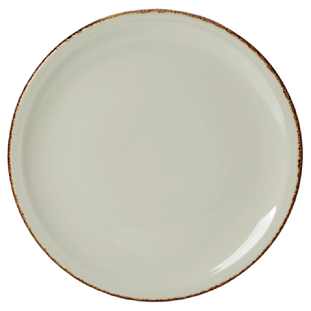 Steelite 17140614 12.5 Inch Pizza Plate Dapple Brown Round China Steelite 17140614 12.5 Inch Pizza Plate Dapple Brown Round China