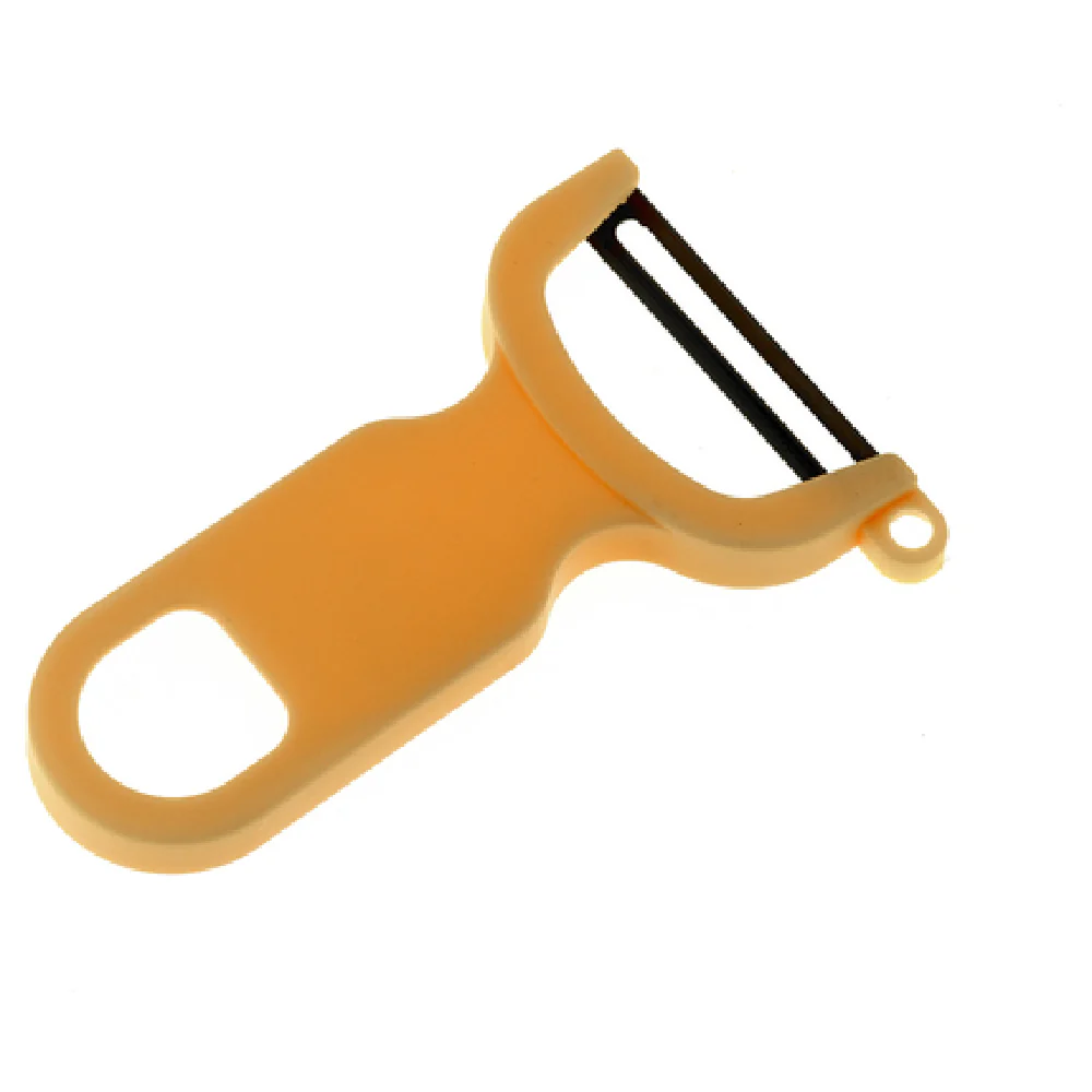 Mercer Culinary M33071YLB 4 Inch Y-Peeler Swivel Blade High-Carbon Steel Yellow Handle