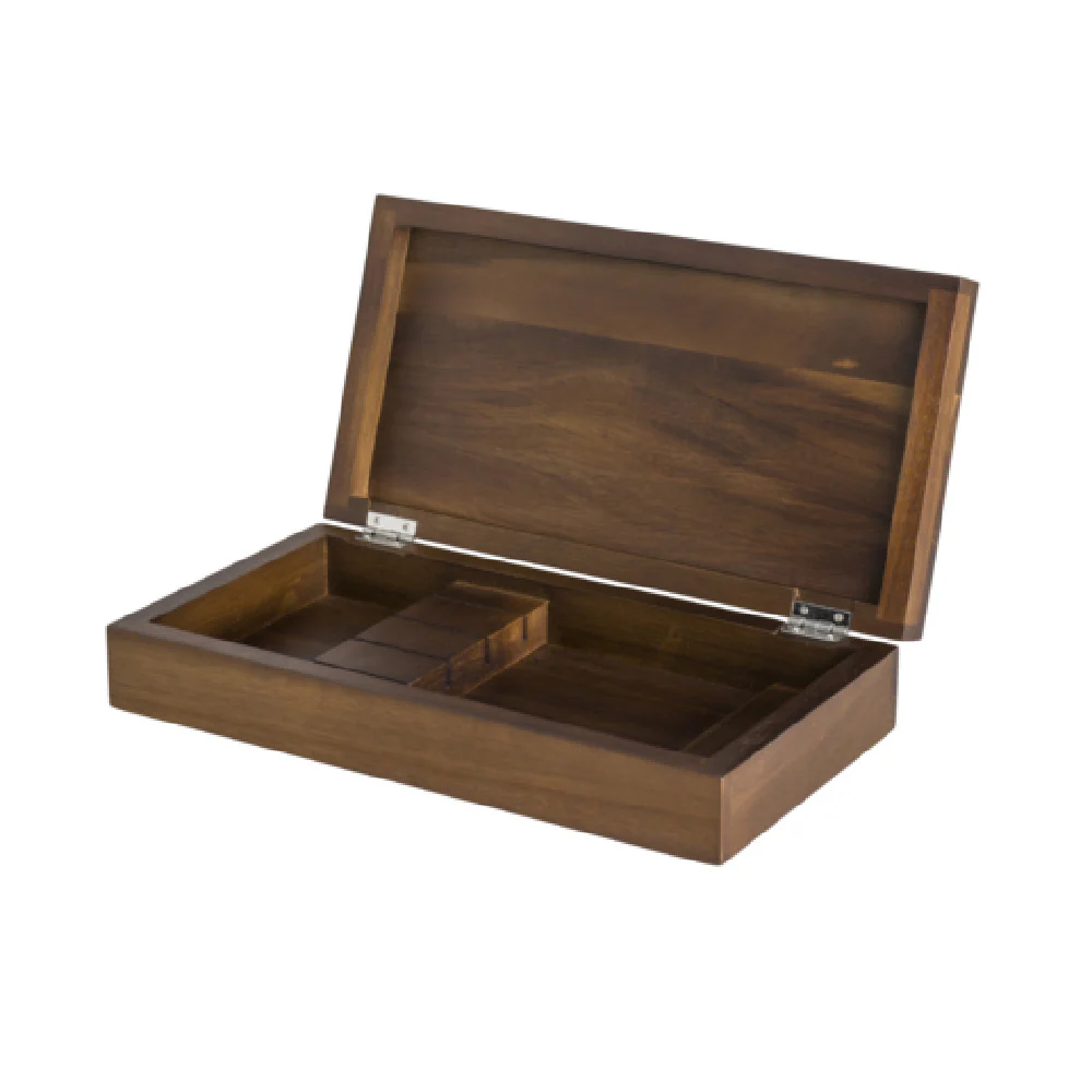 Steelite 6525T235 11.5 Inch Creations Wood Steak Knife Box with Durable Design