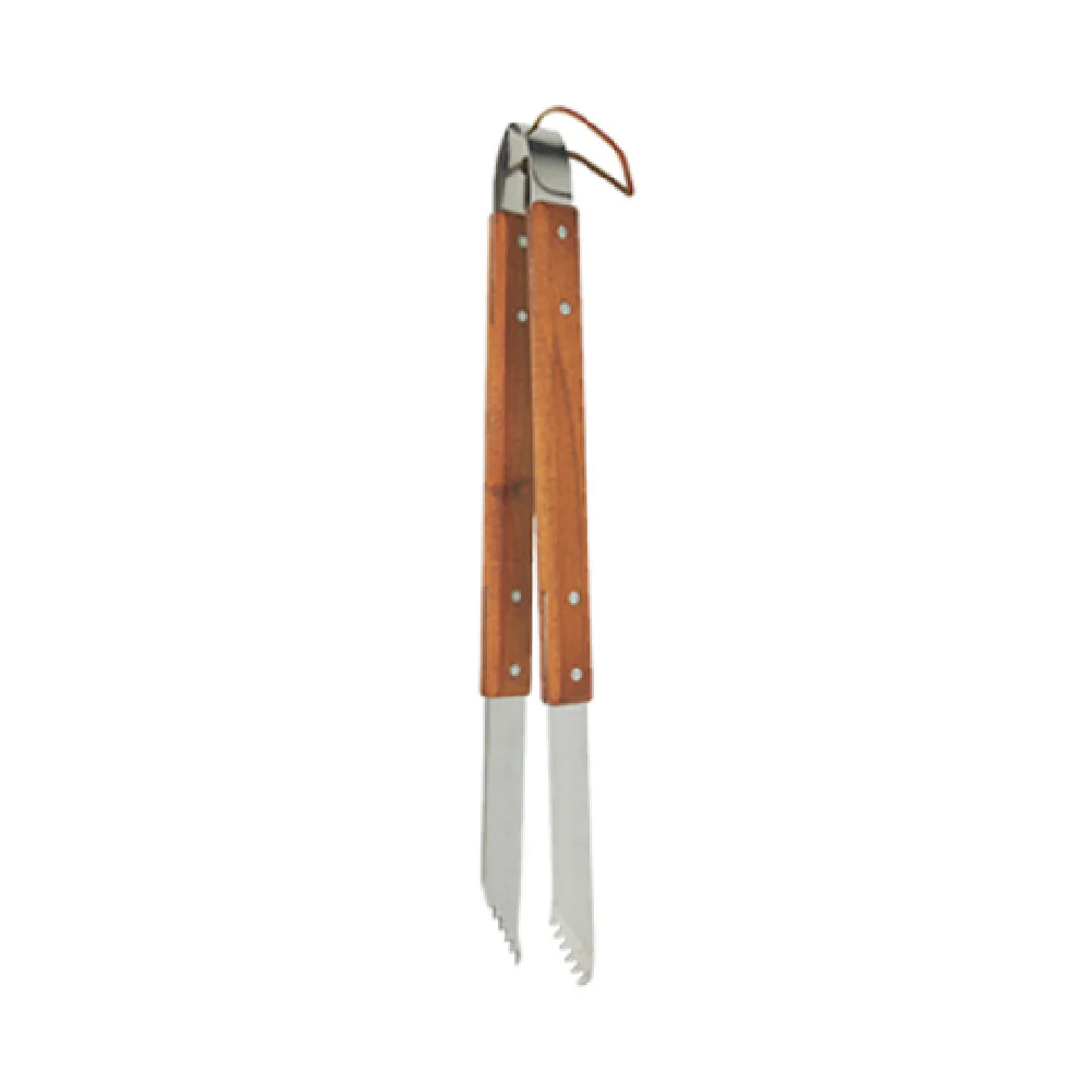 Chef Master 02152Y 18 Inch Finger Grip Tongs with Rosewood Handle Stainless Steel Chef Master 02152Y 18 Inch Finger Grip Tongs with Rosewood Handle Stainless Steel