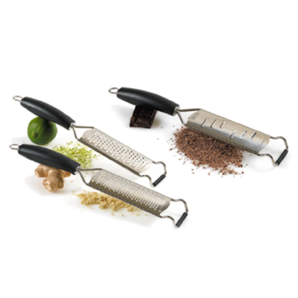 Matfer 216011 13 Inch Zester Grater 2mm Lemon and Ginger Stainless Steel Blade Ergonomic Handle Matfer 216011 13 Inch Zester Grater 2mm Lemon and Ginger Stainless Steel Blade Ergonomic Handle