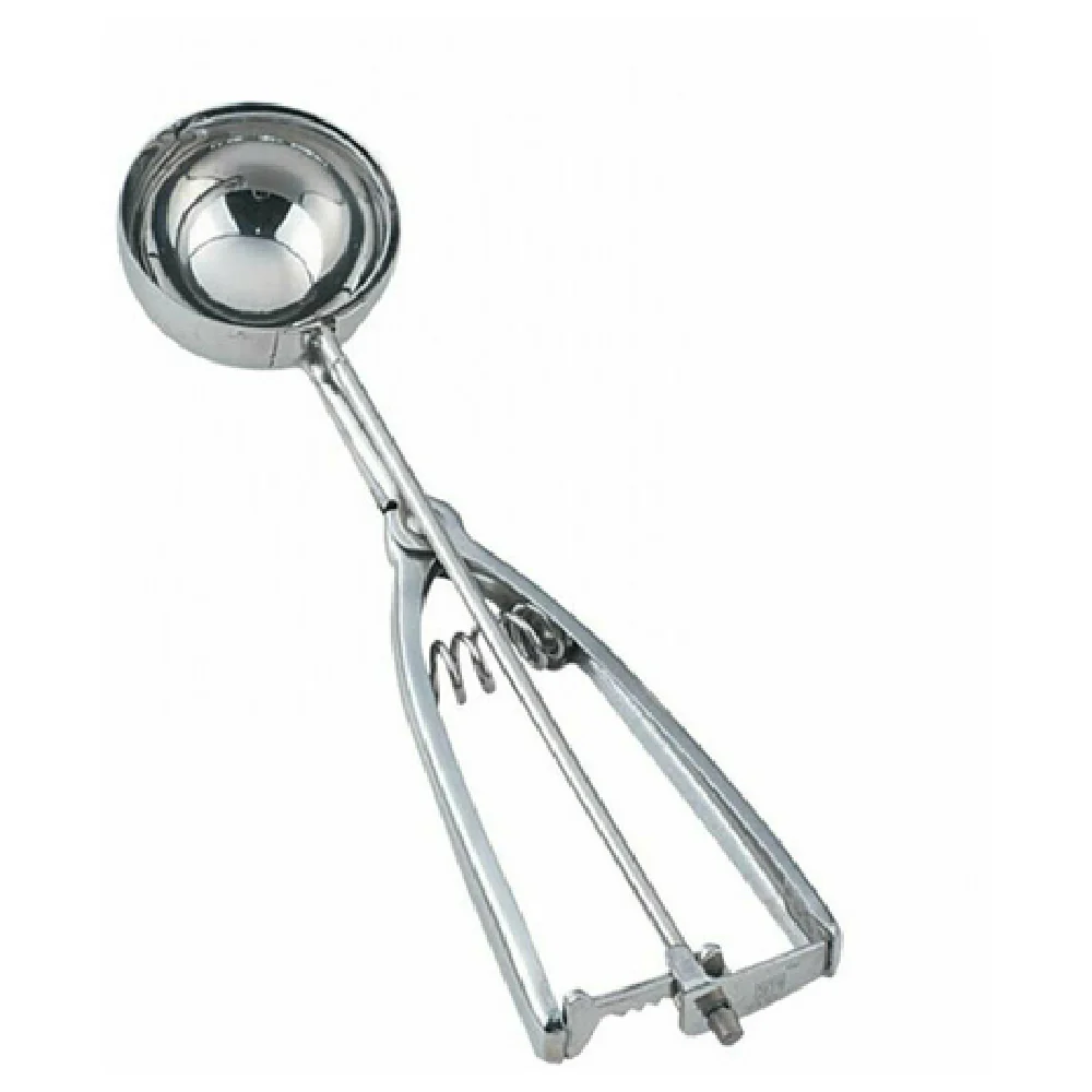 Omcan 34854 1-3/4 Oz Ice Cream Scoop Disher Stainless Steel Squeeze Handle