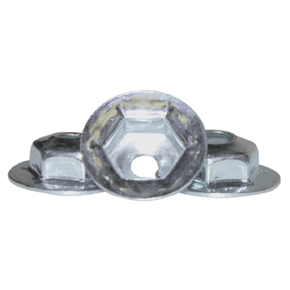 BK Resources BK-ZPLN-1024 7 Inch Open Pal Nut Fastener Corrosion Resistant 1000 Packs