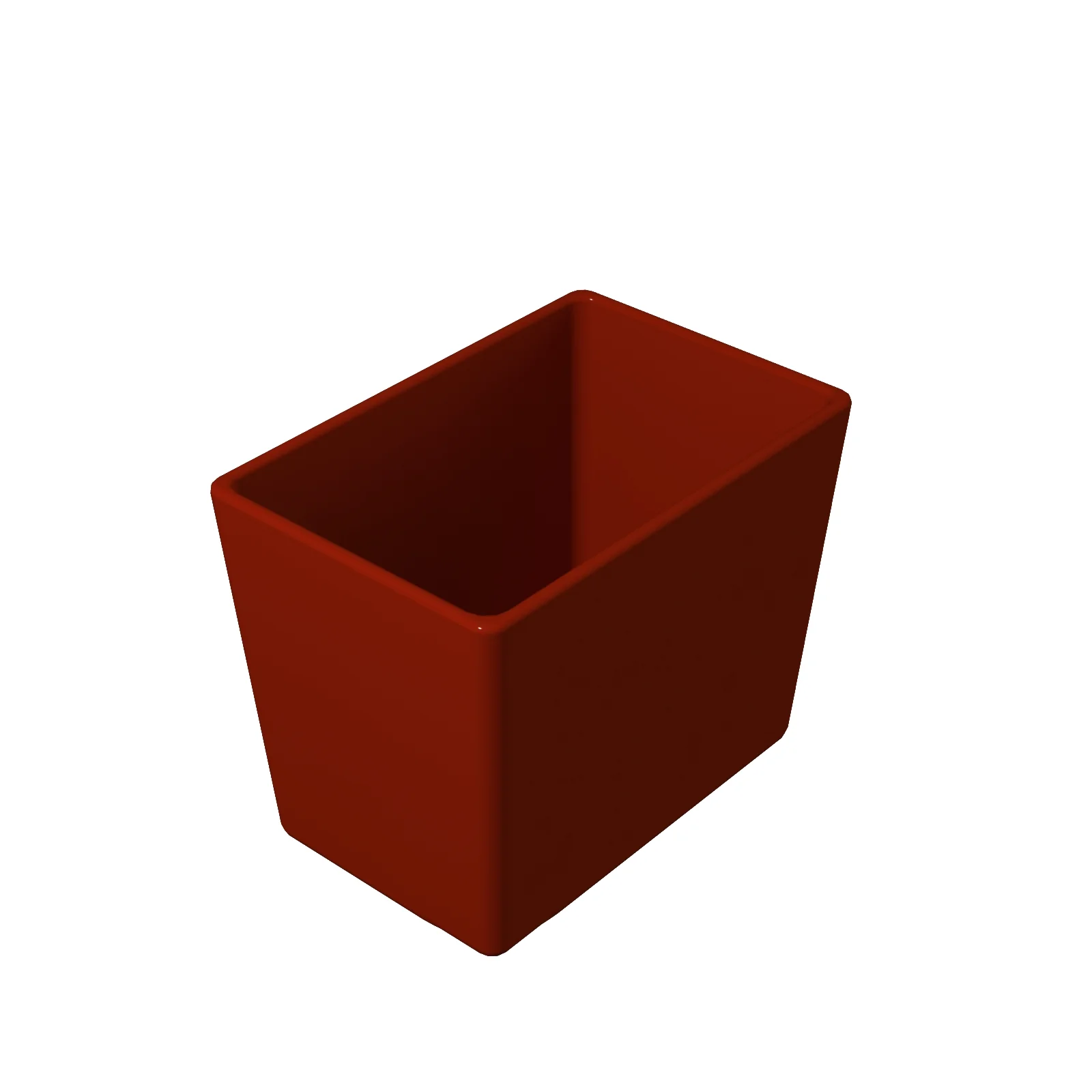 Tablecraft CW5022R 1-5/8 Quart Cold Holding Bowl with Duracoat Coating Red Aluminum