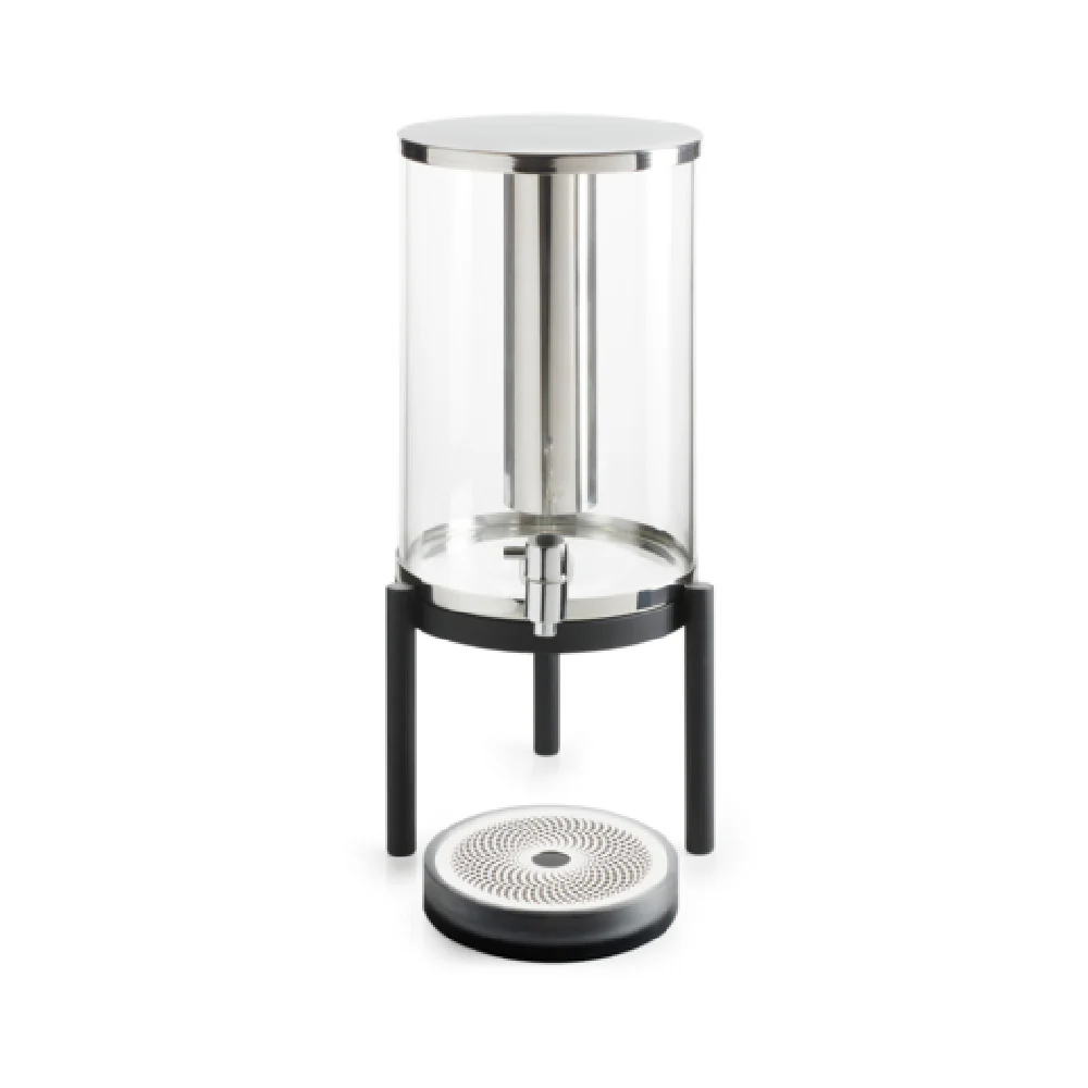 Revol 660412 Juice Dispenser Glass and Metal with Drip Tray