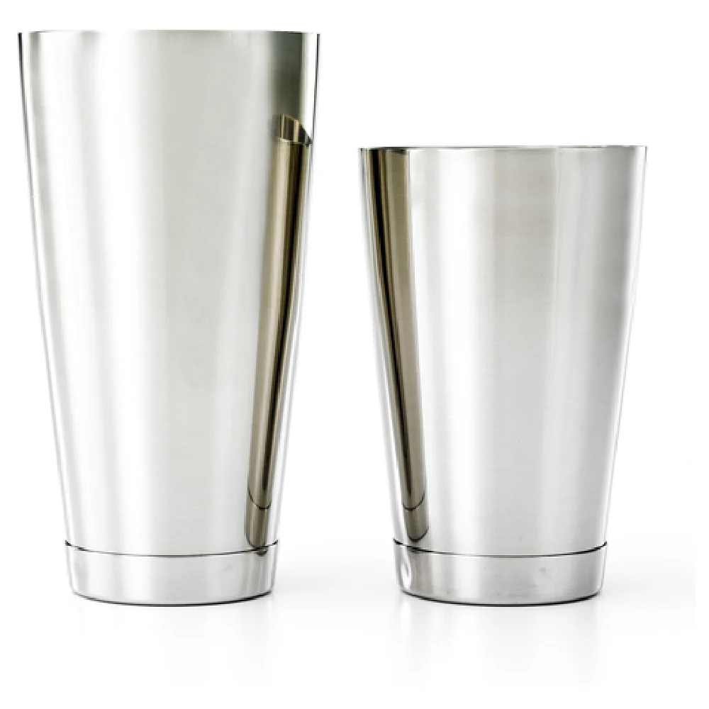 Mercer Culinary M37082 28 Oz and 18 Oz Bar Cocktail Shaker Set Stainless Steel Mercer Culinary M37082 28 Oz and 18 Oz Bar Cocktail Shaker Set Stainless Steel