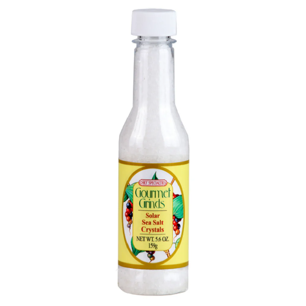 Chef Specialties 509 5.6 Oz Gourmet Grinds Solar Sea Salt Crystals