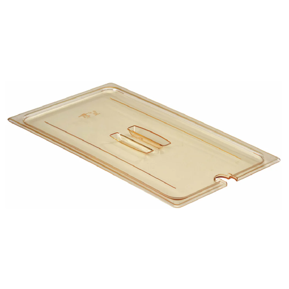 Cambro 10HPCHN150 Full Size H-Pan Food Cover High Heat Non-Stick Amber