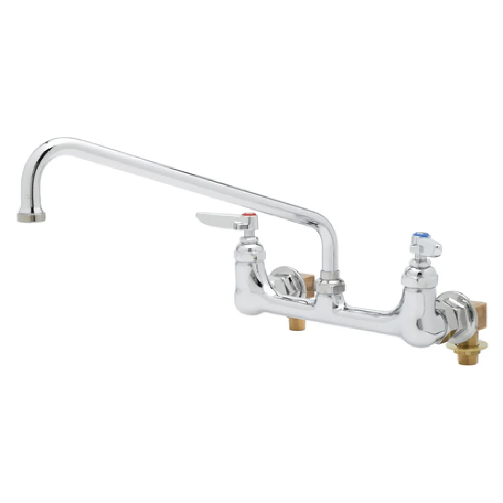 T&S Brass B-0230-CR-SC-EK Low Lead Quarter-turn Cerama Cartridges Stainless Steel and ADA Compliant 8 Inch Centers
