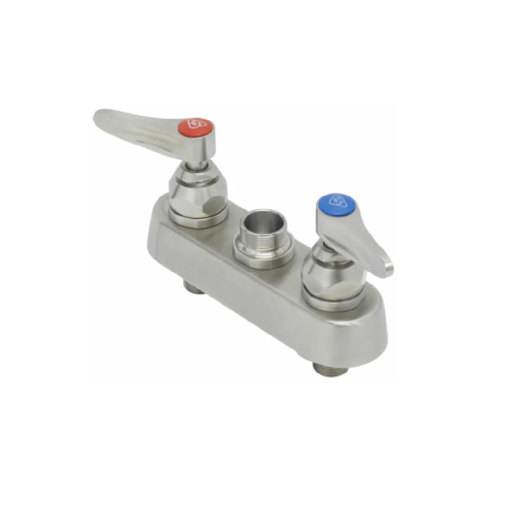 T&S Brass S-1110-LN 24” Deck Mount Faucet Ceramic Valves Stainless Steel with ADA Compliant