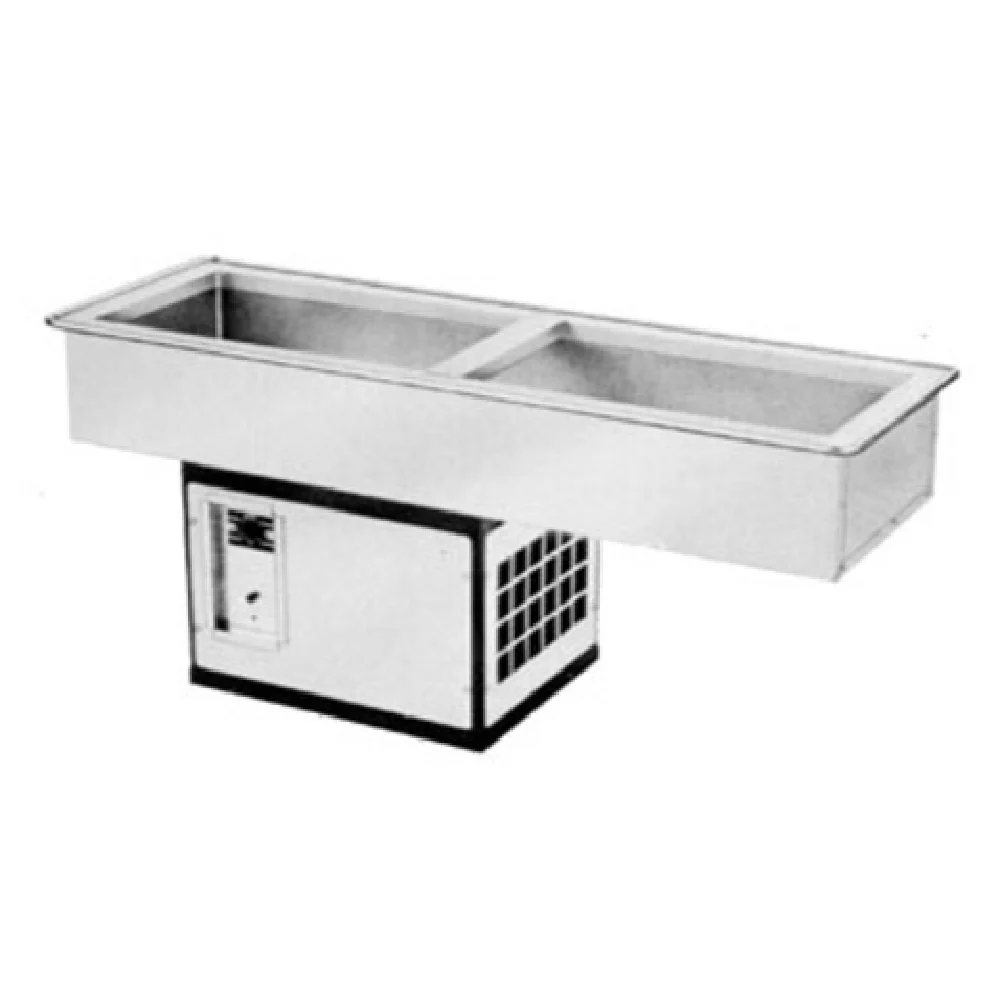Atlas Metal WCML-4 89 Inch Slim-Line Cold Food Drop-In Unit Refrigerated