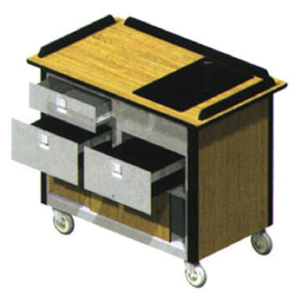 Lakeside 690-30 44-1/2 Inch Hydration Cart Electric with Utility Drawer Stainless Steel Lakeside 690-30 44-1/2 Inch Hydration Cart Electric with Utility Drawer Stainless Steel