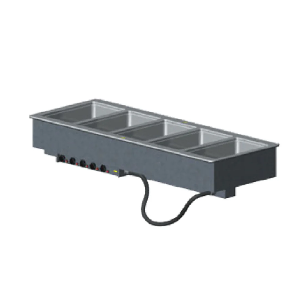 Vollrath 3640801 68 Inch Drop-In Hot Food Well Unit Electric with 5 Wells Vollrath 3640801 68 Inch Drop-In Hot Food Well Unit Electric with 5 Wells