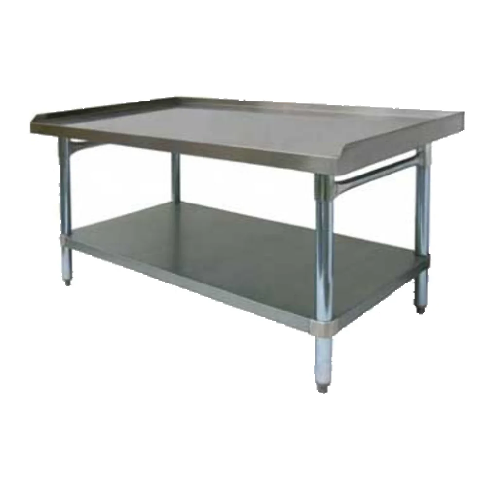 GSW USA ES-P3018 18 Inch Stainless Steel Equipment Stand with Up-Turn