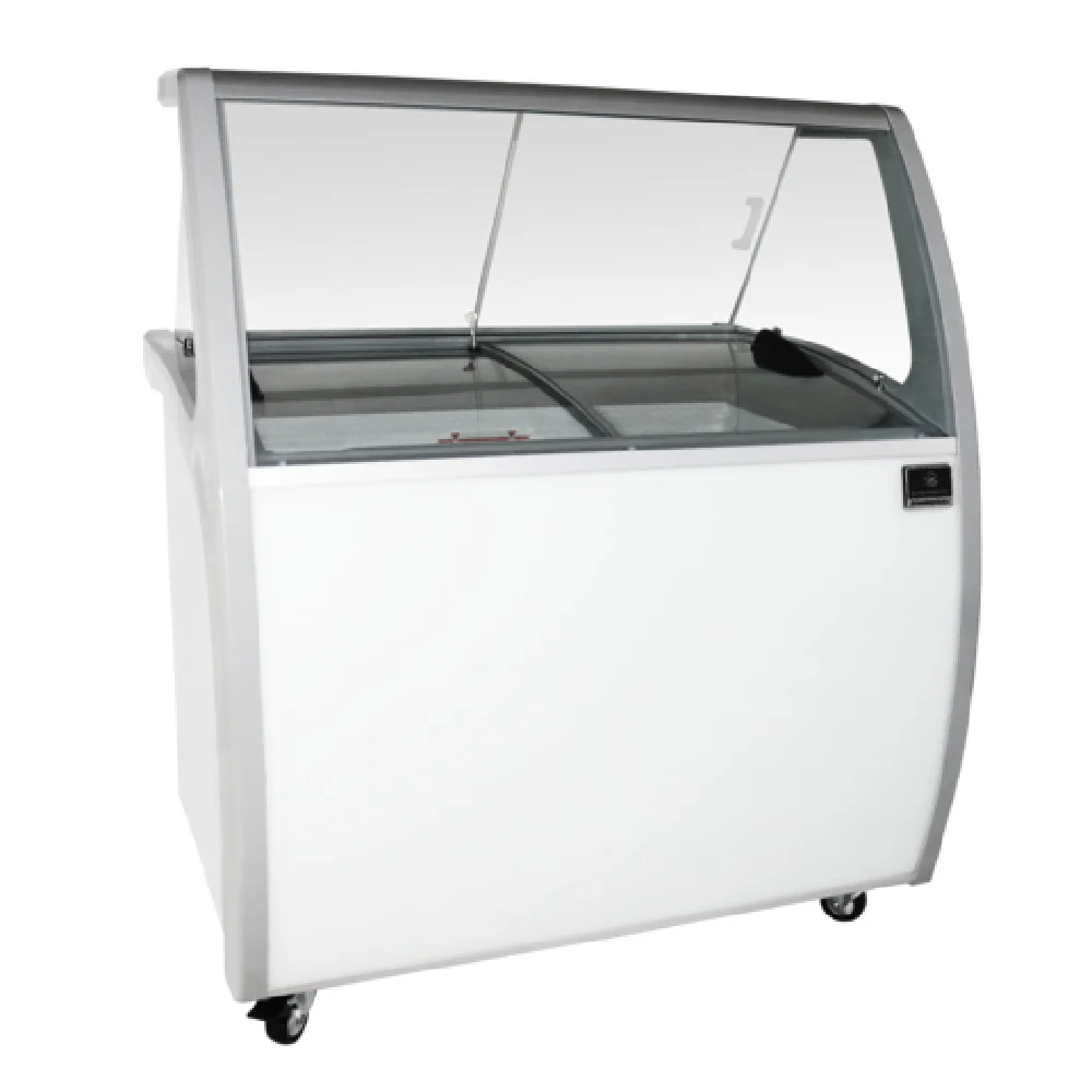 Kelvinator KCICDC6FH 42-1/2 Inch Display Case Ice Cream Dipping Cabinet Stainless Steel and White Kelvinator KCICDC6FH 42-1/2 Inch Display Case Ice Cream Dipping Cabinet Stainless Steel and White