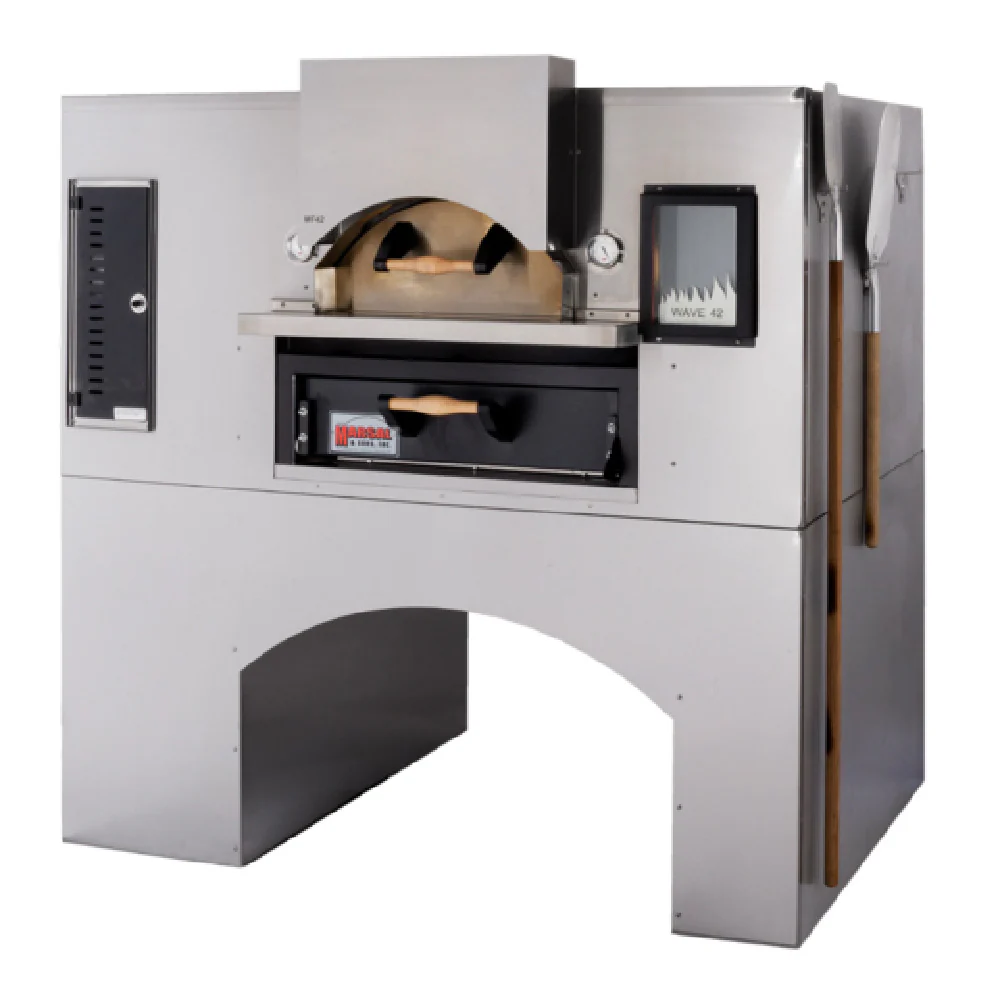 Marsal WF-42/MB42 STKD 62 Inch Brick Gas Pizza Bake Oven 220000 BTU Marsal WF-42/MB42 STKD 62 Inch Brick Gas Pizza Bake Oven 220000 BTU