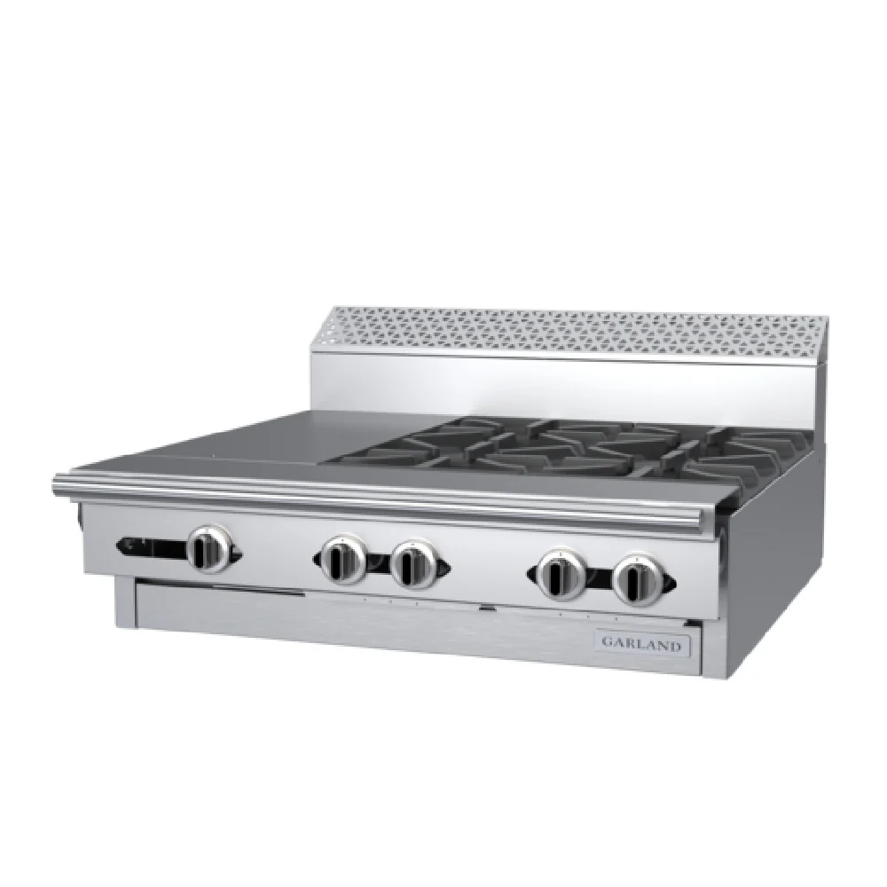 Garland C36-13M 36 Inch Gas Range with 4 Burners 35000 BTU and Hot Top