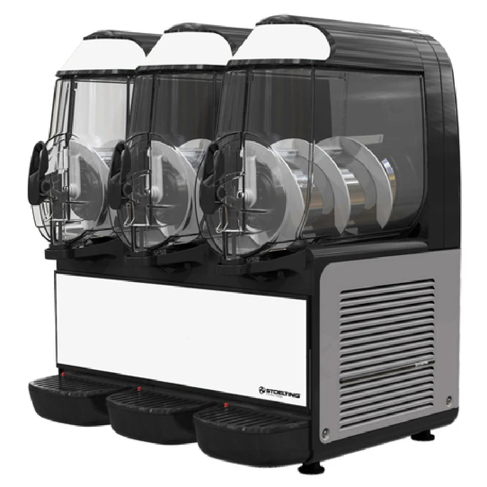 Stoelting SCBF168-302 23 Inch Frozen Beverage Countertop Dispenser Triple Bowl Stoelting SCBF168-302 23 Inch Frozen Beverage Countertop Dispenser Triple Bowl
